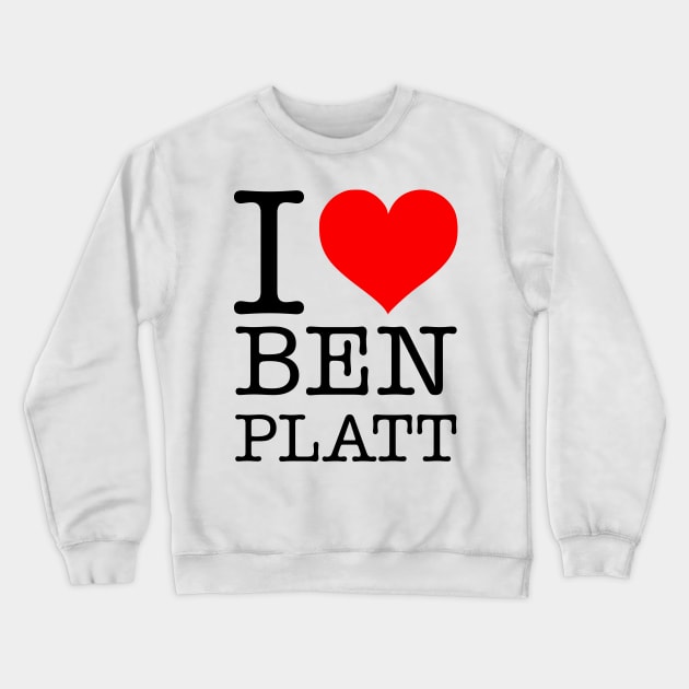 I ❤ Ben Platt Crewneck Sweatshirt by thereader